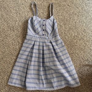 Charlotte Russe light blue/white striped dress